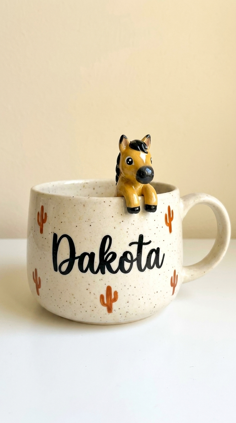 Blaires Pottery - Custom Horse Pet Mugs
