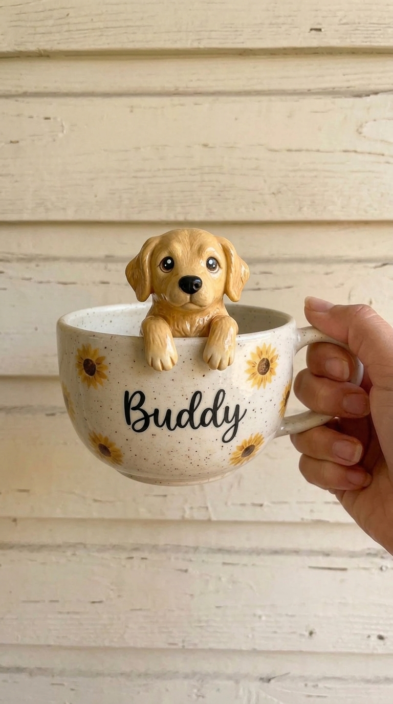 Blaires Pottery - Custom Dog Pet Mugs