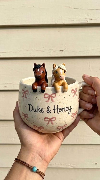Blaires Pottery - Custom Horse Pet Mugs