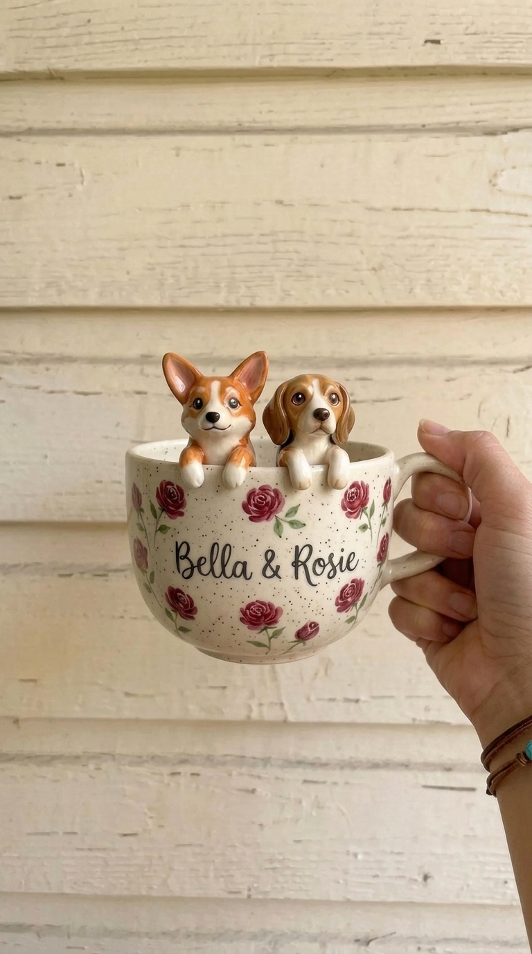 Blaires Pottery - Custom Dog Pet Mugs