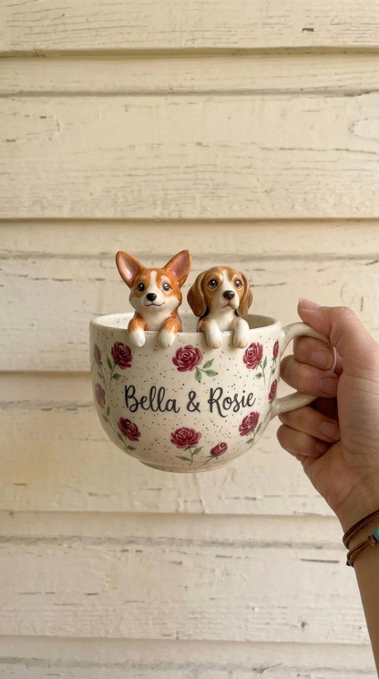 Blaires Pottery - Custom Dog Pet Mugs