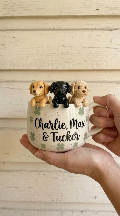 Blaires Pottery - Custom Dog Pet Mugs