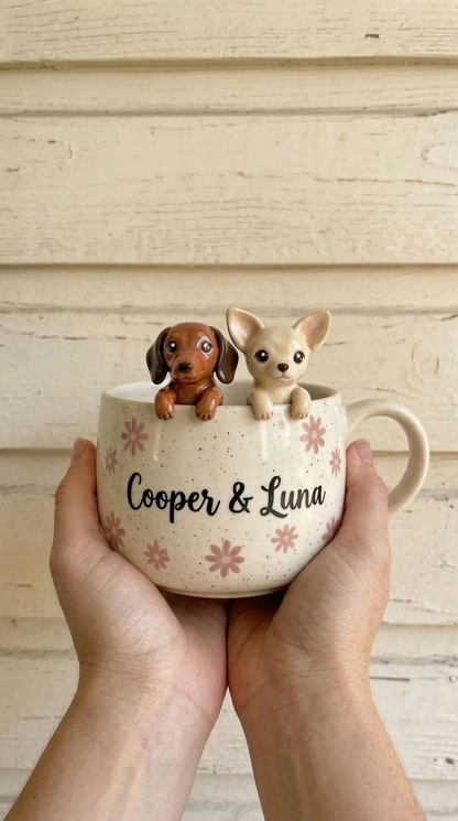 Blaires Pottery - Custom Dog Pet Mugs