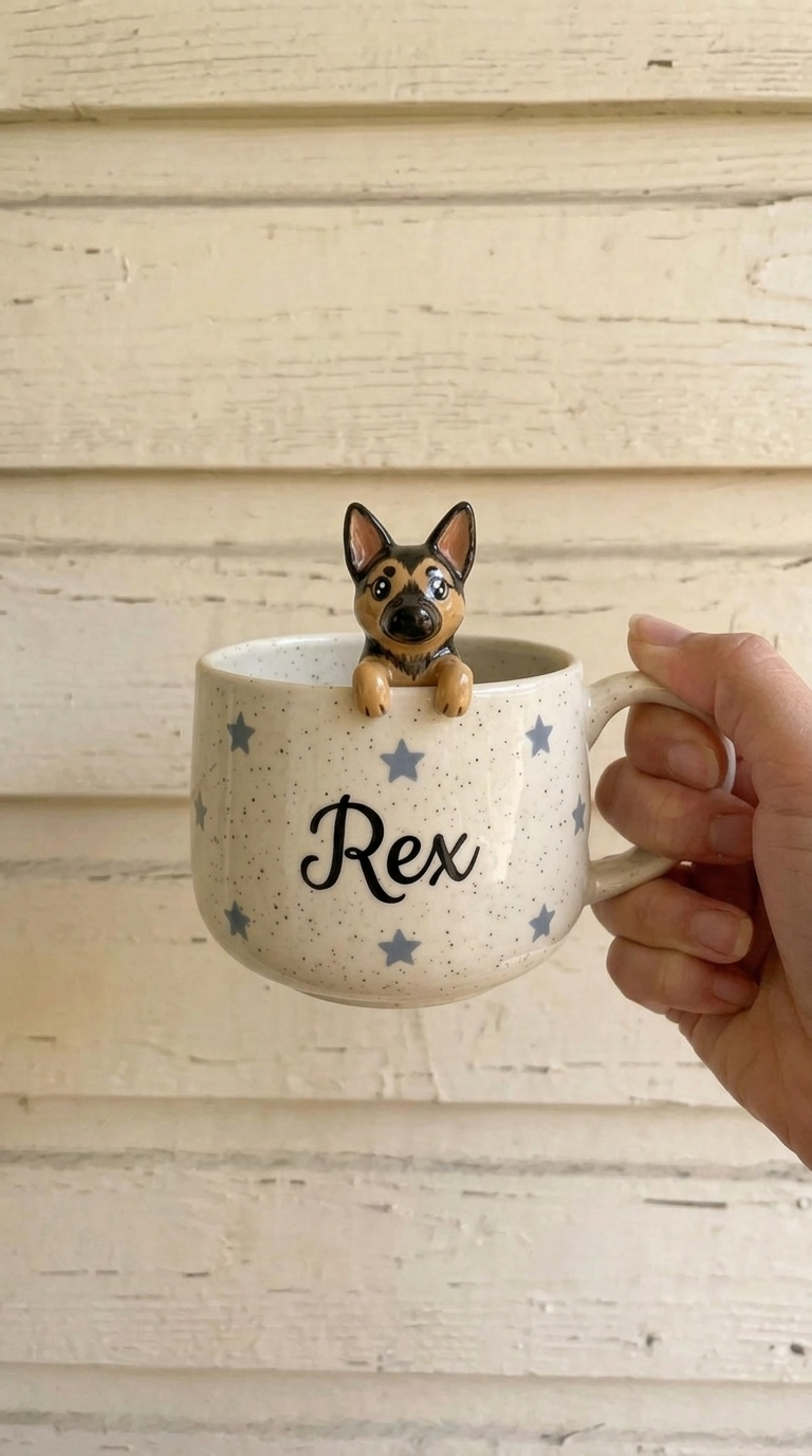 Blaires Pottery - Custom Dog Pet Mugs